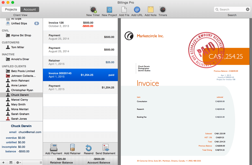 best invoice software for mac